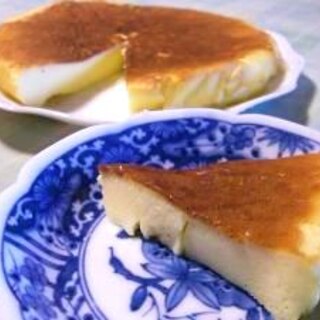 混ぜて焼くだけ♪　簡単チーズケーキ